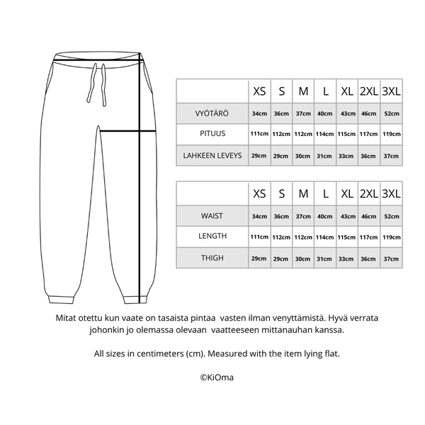 KiOma Moomin adult's sweatpants, Eden, Brave