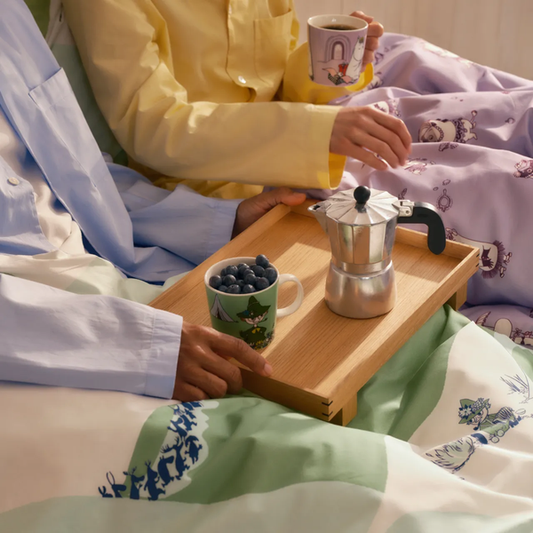 Arabia Moomin duvet cover set Snufkin, green