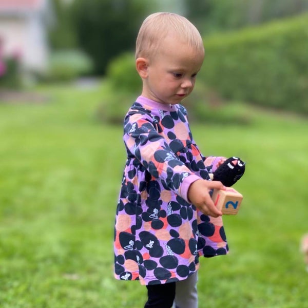 KiOma Moomin Hertta Body Dress, Rock, 62-98cm