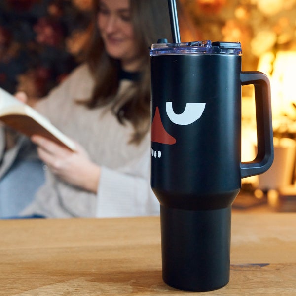 Moomin Stinky Straw Tumbler 1.2 l - Black