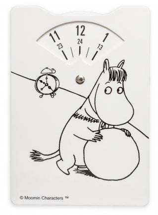 Moomin parking disc, Snorkmaiden in the snow