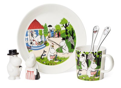 Moomin Plate Going on Vacation, Summer Seasonal 2018