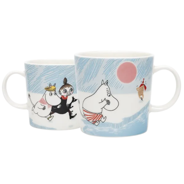 Arabia Moomin Mug Winter Swimming