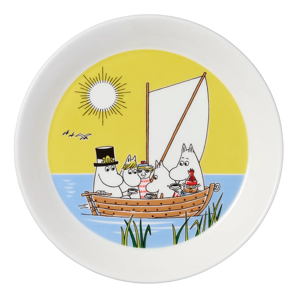 Moomin Special Edition Plates Winter Bonfire & Sailing (set 10/10)