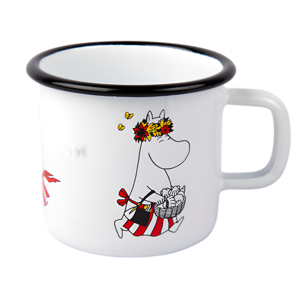 Muurla Moomin Enamel Mug Moominmamma 3.7 dl