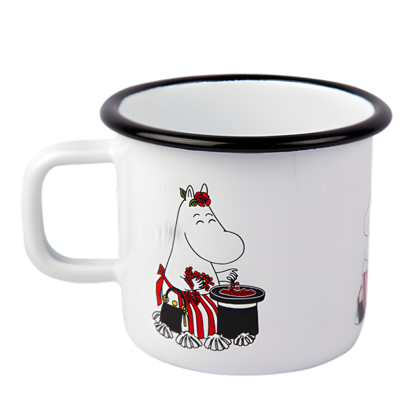 Muurla Moomin Enamel Mug Moominmamma 3.7 dl