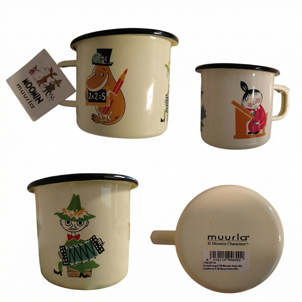 Muurla Moomin Enamel Mug Retro 50's 3.7 dl