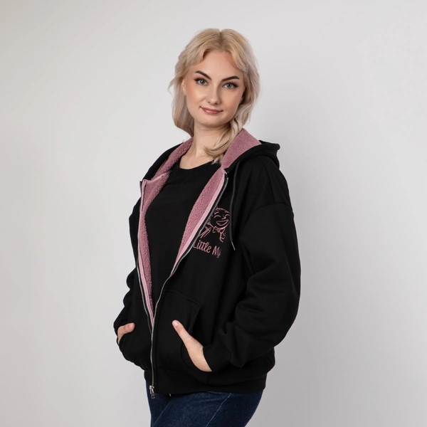 Little My Enna Winter Hoodie, Black