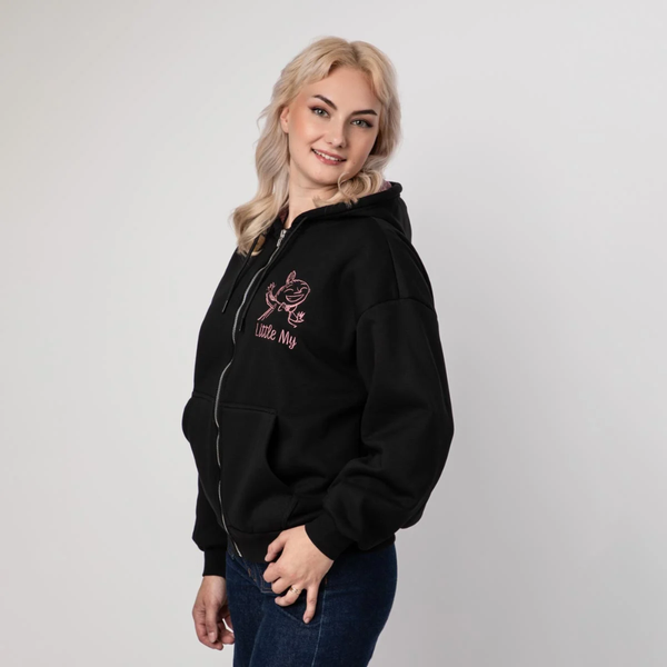 Little My Enna Winter Hoodie, Black
