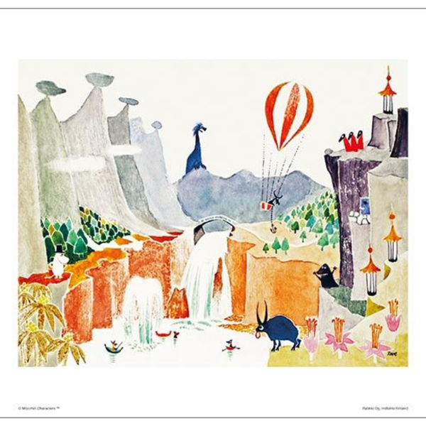 Putinki Moomin Poster 24x30 cm - The Exploits of Moominpappa