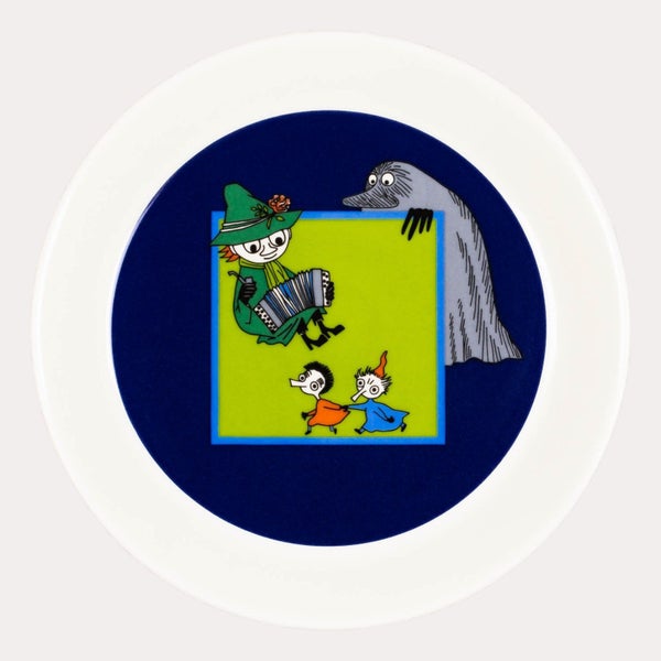 Arabia Moomin Plate Spring Melody, with Crown Stamp