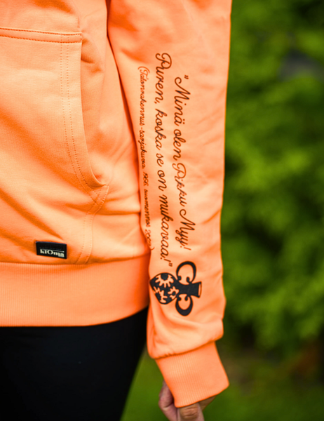 KiOma Moomin adults' hoodie, Myrsky, Painter, Little My, XS-L