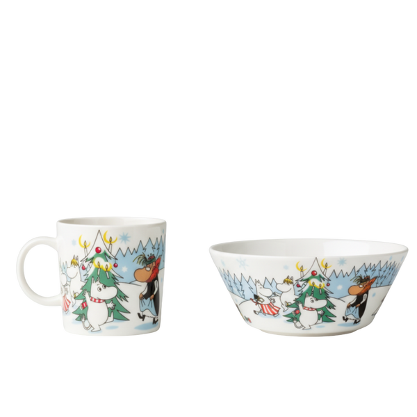 Arabia Moomin Bowl Under the Tree, 15 cm (Winter 2013)