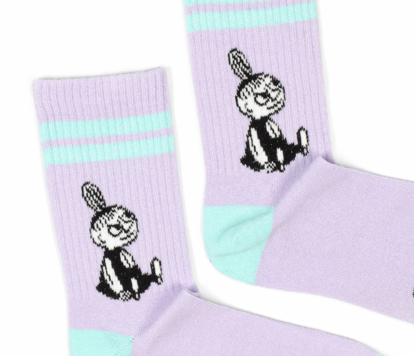 Nordicbuddies Little My Retro women's socks, Purple