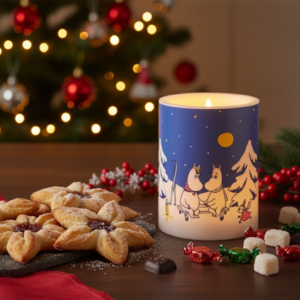 Muurla Moomin LED Candle "Starry Night", 12.5 cm