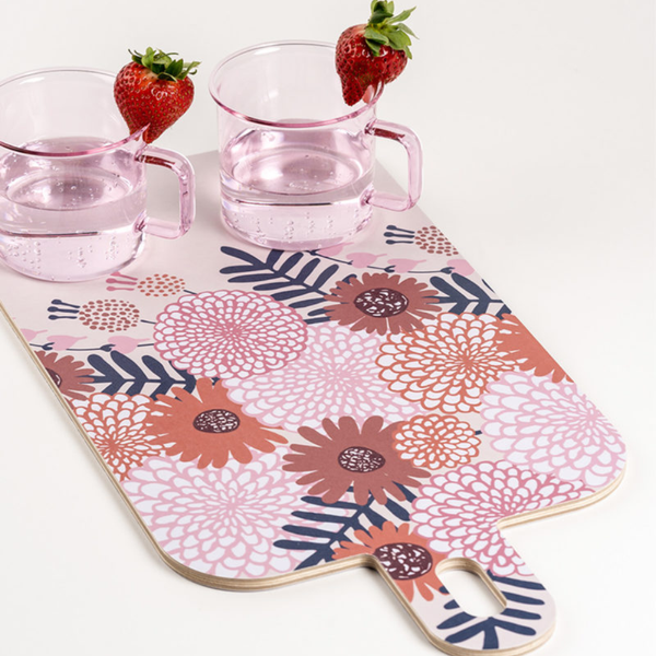 Chop & Serve Dahlia Cutting and Serving Board (23 x 44 cm)