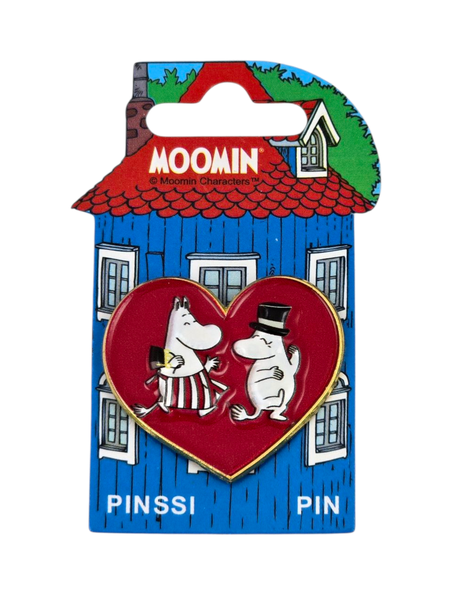 Moomin Pin &ndash; Moominmamma and Moominpappa Heart