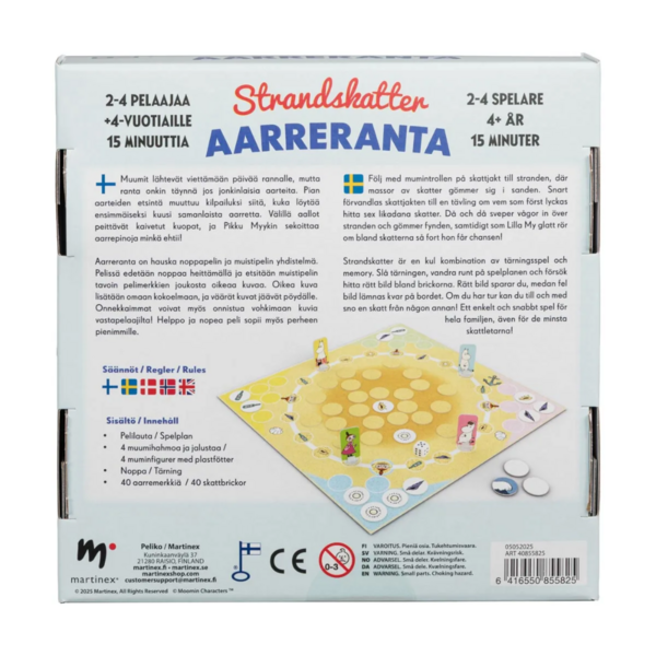 Moomin Treasure Beach Board Game