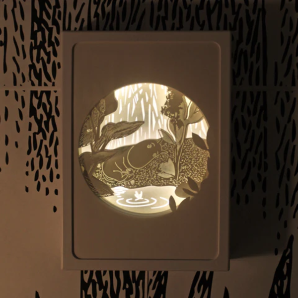 House of Disaster Moomin Shadow Box Light, "Midwinter" Design