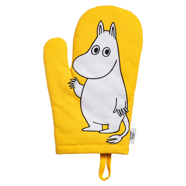 Moomintroll oven mitt 14x28 cm, Yellow