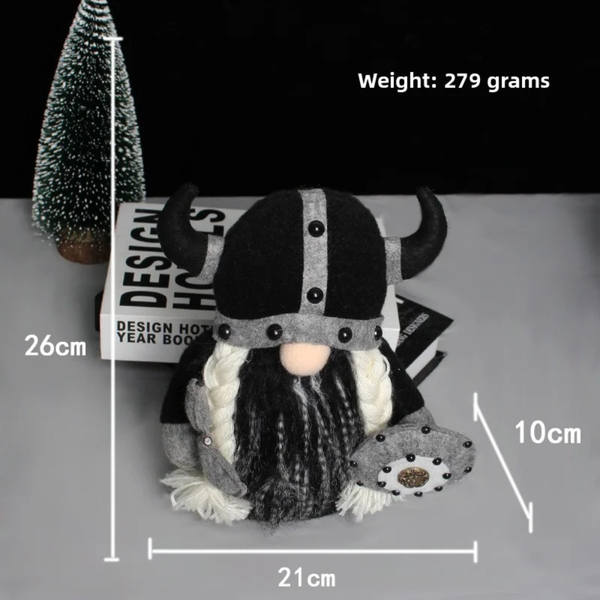 Viking Gnome 'Shadow Shieldmaiden'
