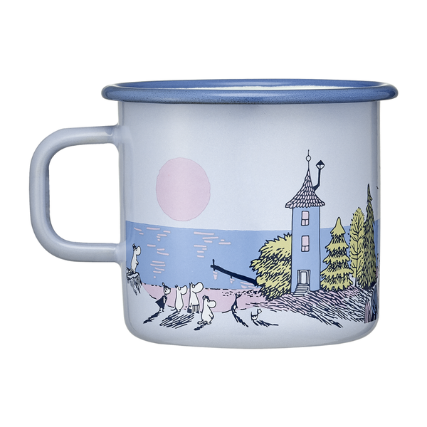 Muurla Moomin Enamel Mug, Sunset 5,5 dl