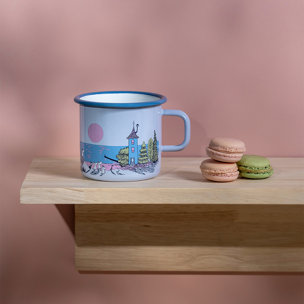 Muurla Moomin Enamel Mug, Sunset 5,5 dl