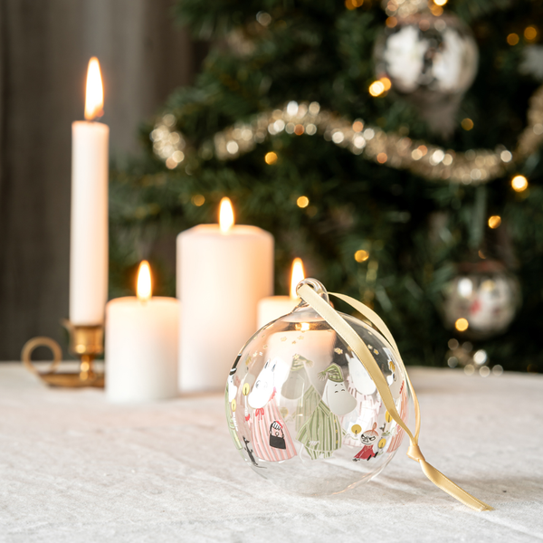 Muurla Moomin Christmas Bauble "Pyjamas", &Oslash; 9 cm