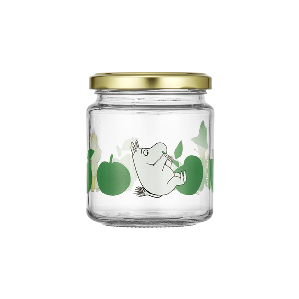 Muurla Moomin Glass Jar Happy Apples, 0.3 L