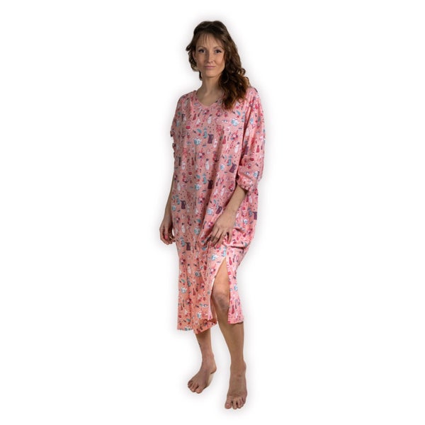 KiOma Moomin women's caftan, Festivities, light pink