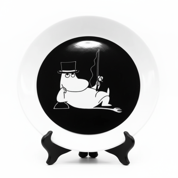 Arabia Moomin Plate Moominpappa Contemplating