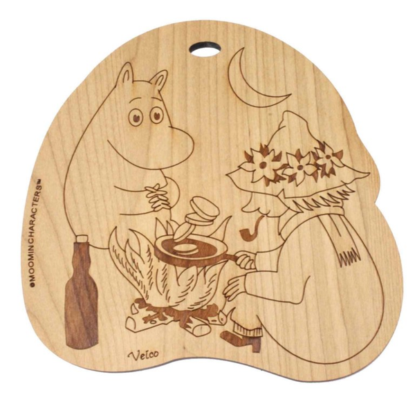 Moomintroll and Snufkin Making Pancakes Trivet