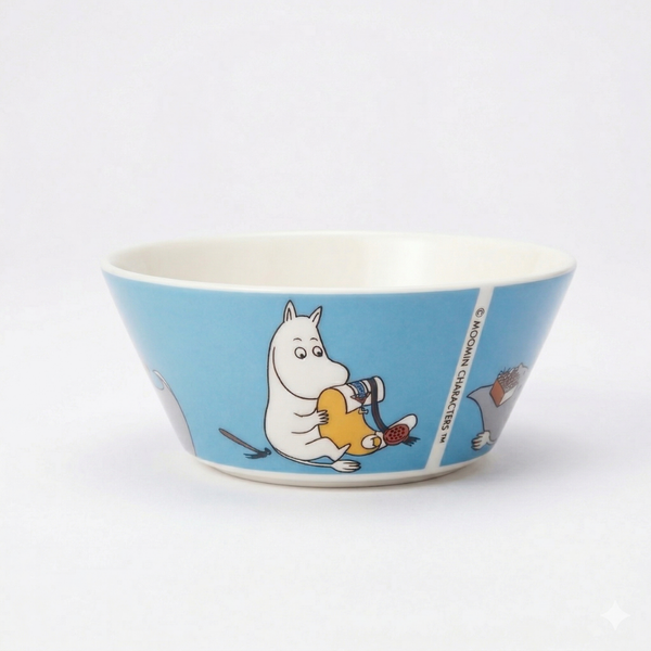 Arabia Moomin Bowl Moomintroll, Turquoise