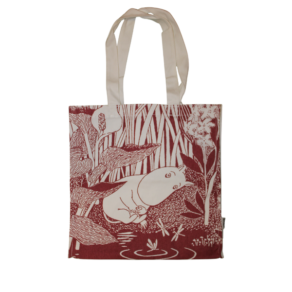 Moomintroll Dreaming Tote Bag, Burgundy