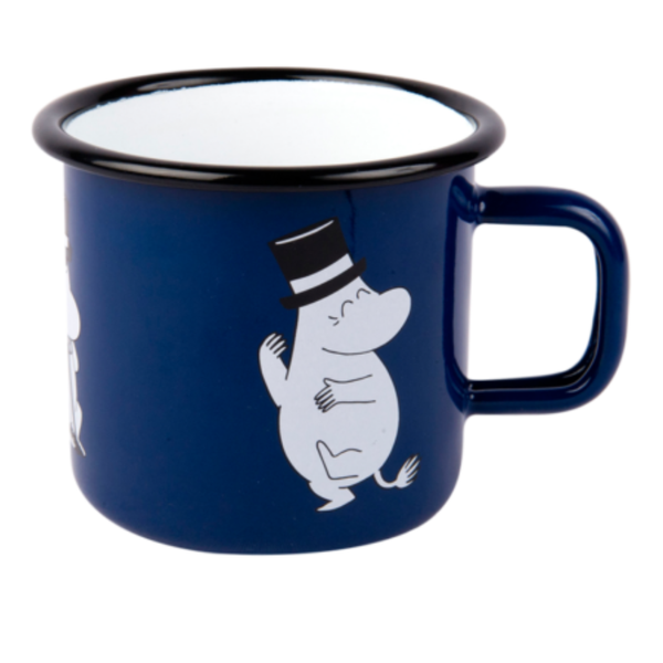 Muurla Moomin Enamel Mug – Moominpappa, 3.7 dl