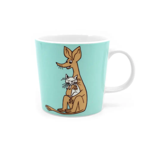 Arabia Moomin Mug, Turquoise Sniff (75th Anniversary)