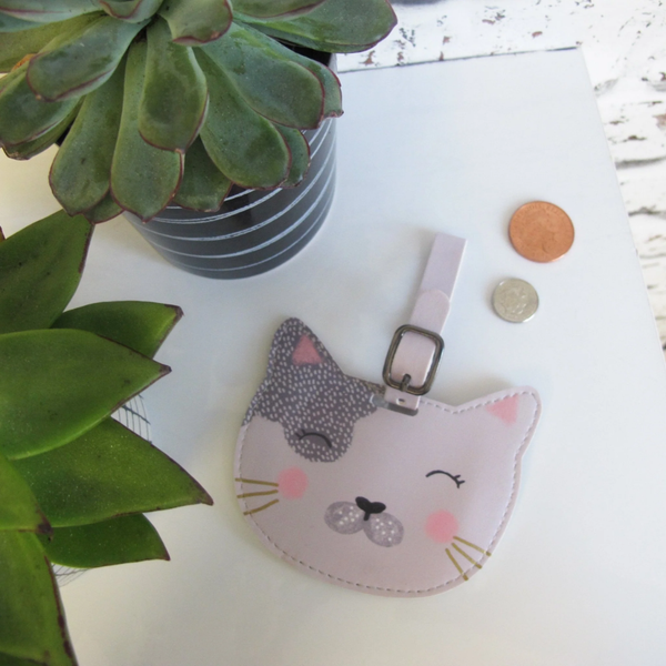 Cat-Shaped Luggage Tag