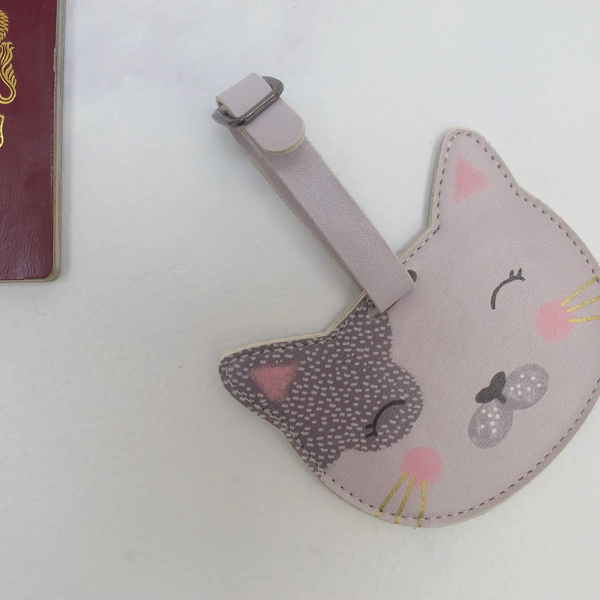 Cat-Shaped Luggage Tag