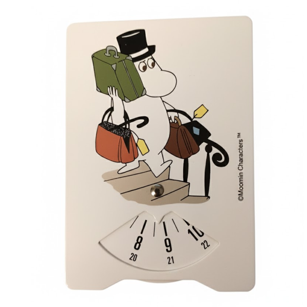 Moomin Parking Disc, Moominpappa Traveling