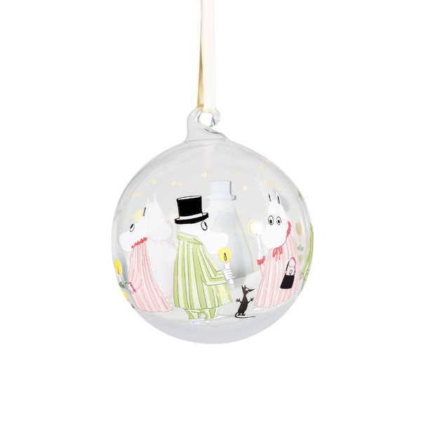 Muurla Moomin Christmas Bauble "Pyjamas", &Oslash; 9 cm