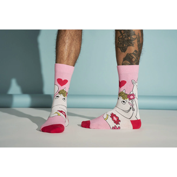Martinex Moomin Dearest Sock Gift Set (2 pairs), Red/Pink