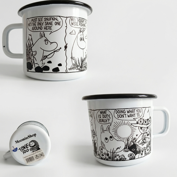 Muurla Moomin Enamel Mug, Comic #3 (Limited Edition)