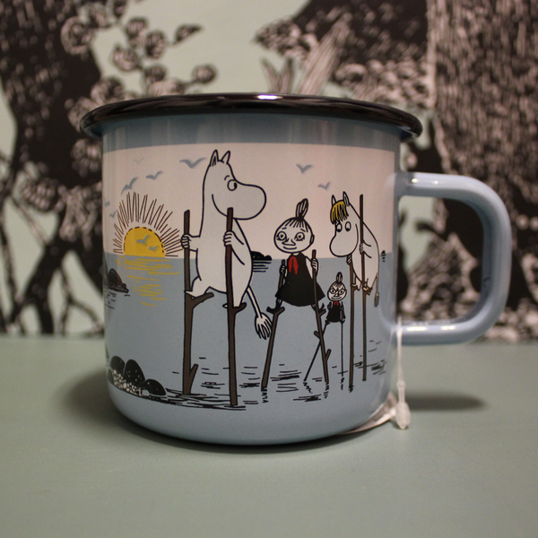 Muurla Moomin Enamel Mug &ndash; Stilts (Silja Line Special Edition)