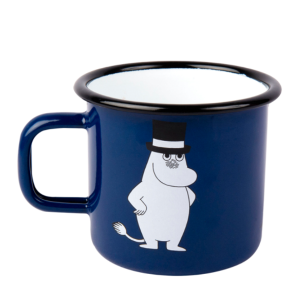 Muurla Moomin Enamel Mug – Moominpappa, 3.7 dl