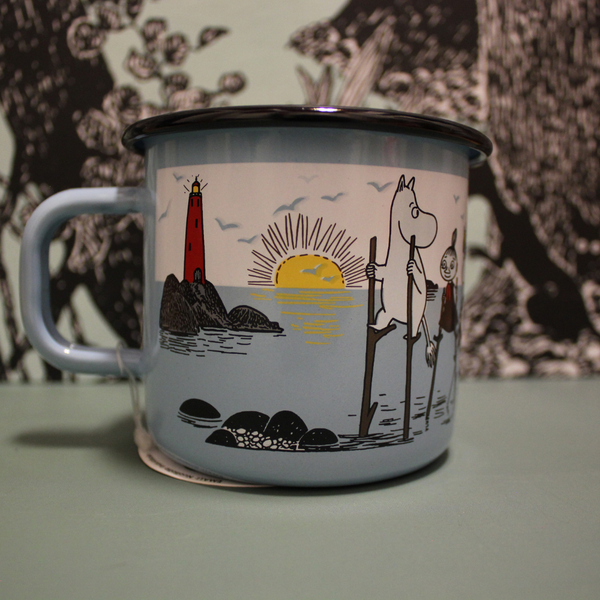 Muurla Moomin Enamel Mug &ndash; Stilts (Silja Line Special Edition)