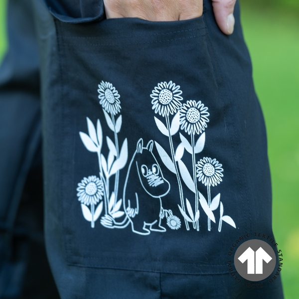 Moomin by KiOma women's pants Virna, black - Moomintroll, XS-3XL