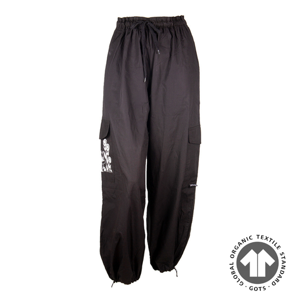 Moomin by KiOma women's pants Virna, black - Moomintroll, XS-3XL