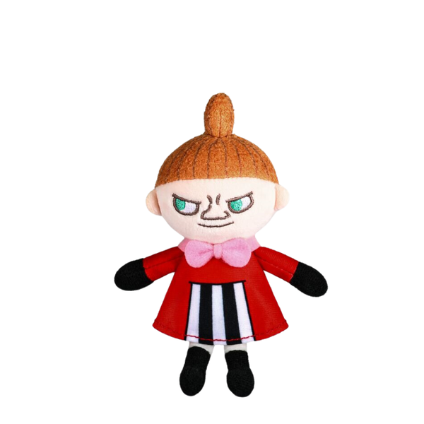Anglo Nordic Moomin soft toy keyring/bag accessory Little My, red