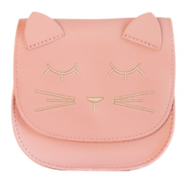 Copy of Yuko B. Mina Cat Children's Shoulder Bag &ndash; Pink Cat