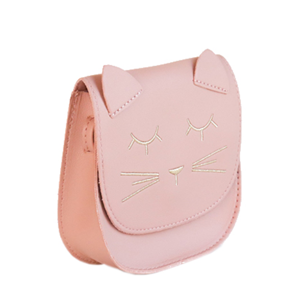 Copy of Yuko B. Mina Cat Children's Shoulder Bag &ndash; Pink Cat